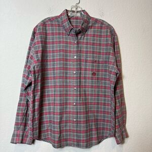 Wrangler 20X Vintage Plaid Women’s Shirt - Red and Gray Western Cowgirl sz XL